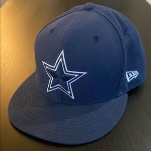 Dallas Cowboys New Era 59 Fifty fitted 7 1/8 like new